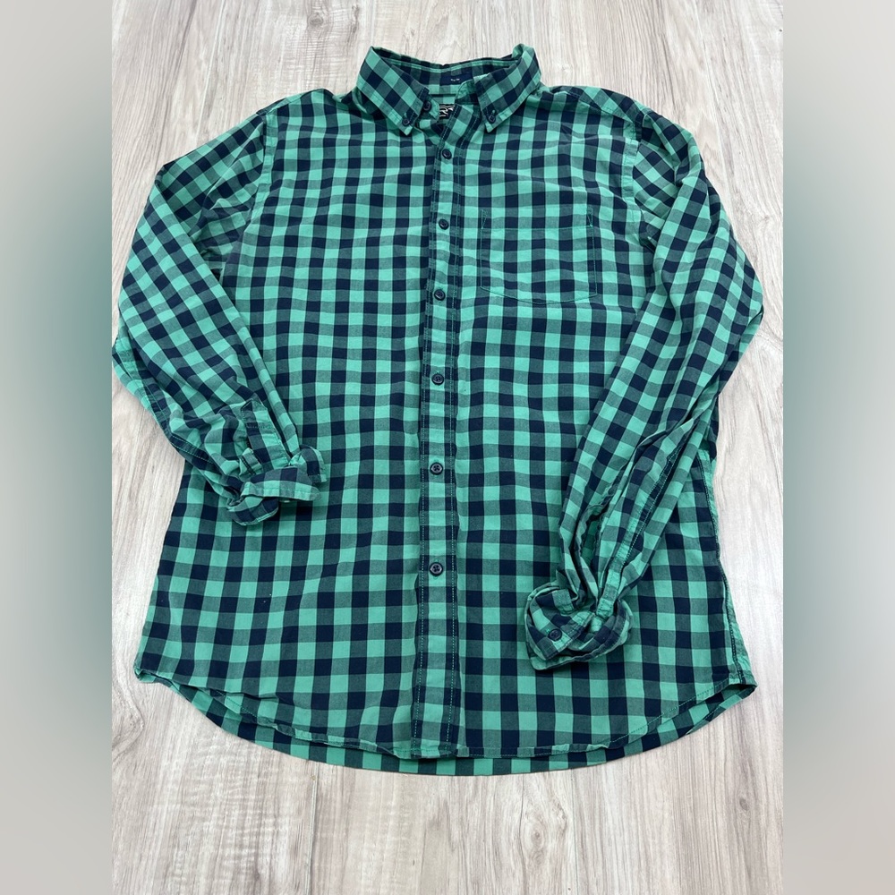 Mens Rye button up shirt- M